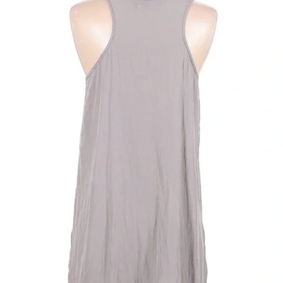Lola and Sophie Long Tank Top w/ racer back available in gray and lavender - Picture 2 of 5